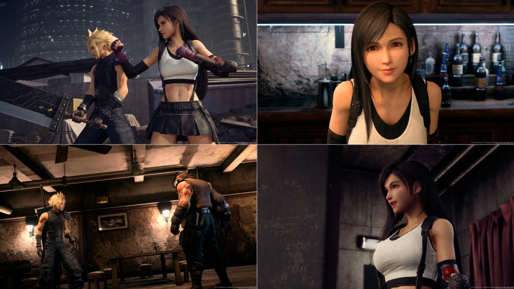 ผู้เล่นปล่อยภาพ Screenshots FFVIIR แจกให้ไปใช้เป็น Wallpaper ฟรี