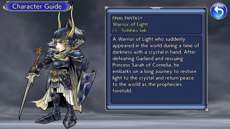 [ดีสอิสทิปส์] Dissidia FF: Opera Omnia: วิเคราะห์ตัวละคร Warrior of Light