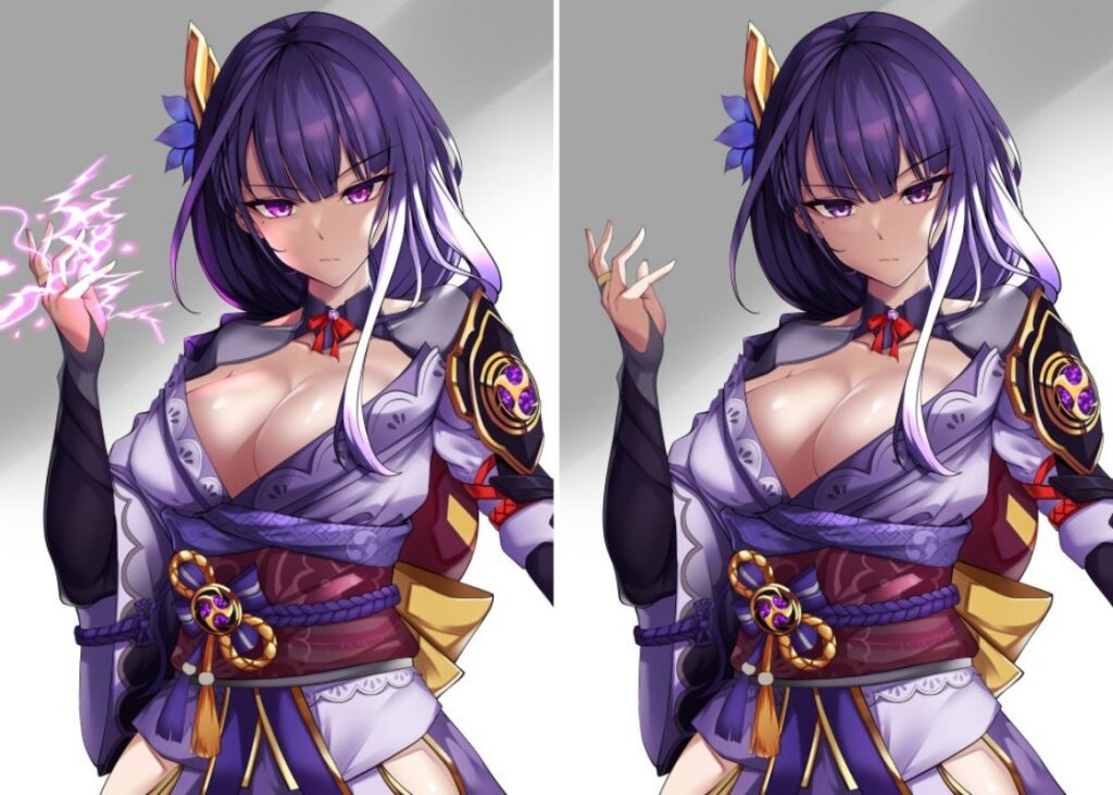 รวมแฟนอาร์ต Baal จาก Genshin Impact