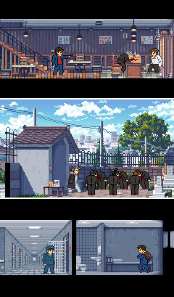 Fading Afternoon เกมยากูซ่าภาพ Pixel เตรียมเปิดตัวบน PC 2 Fading Afternoon เกมยากูซ่าภาพ Pixel เตรียมเปิดตัวบน PC