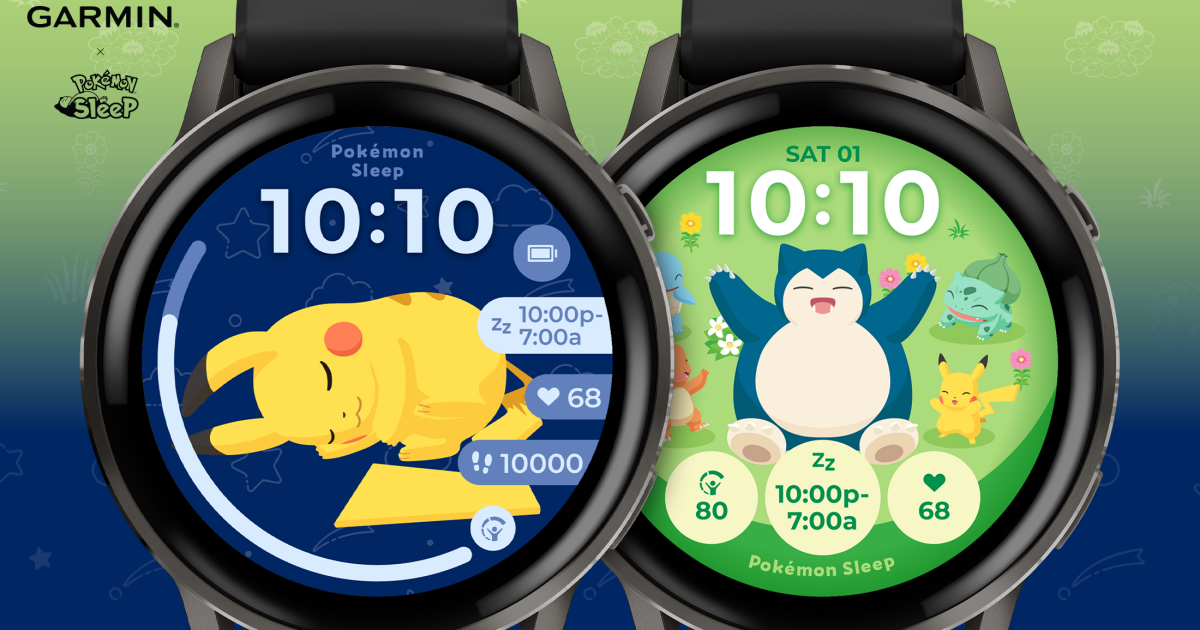 Garmin เปิดตัวหน้าปัดสมาร์ตวอตช์ “Pokémon Sleep”