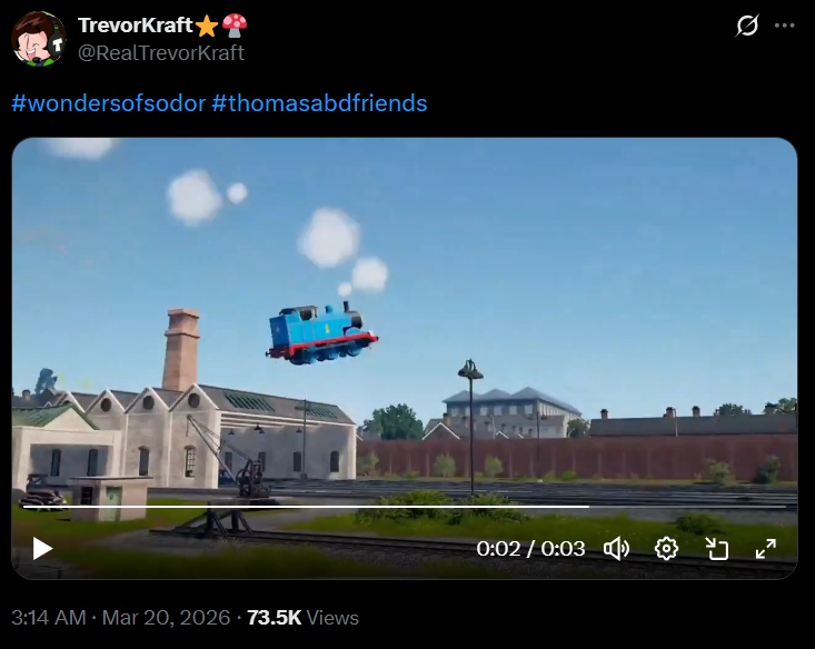 ไม่นะโทมัส! ผู้เล่นแห่อวดบัค (หรือฟีเจอร์?) ตกรางสุดฮาจาก Thomas & Friends: Wonders of Sodor