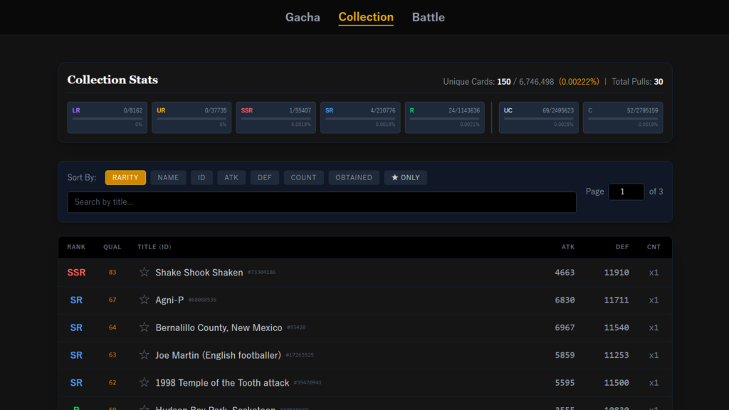 เปิดซองหน้าวิกิ! Wikigacha เกมเปิดซองการ์ดที่มาจากหน้า Wikipedia 4 wikigacha-09