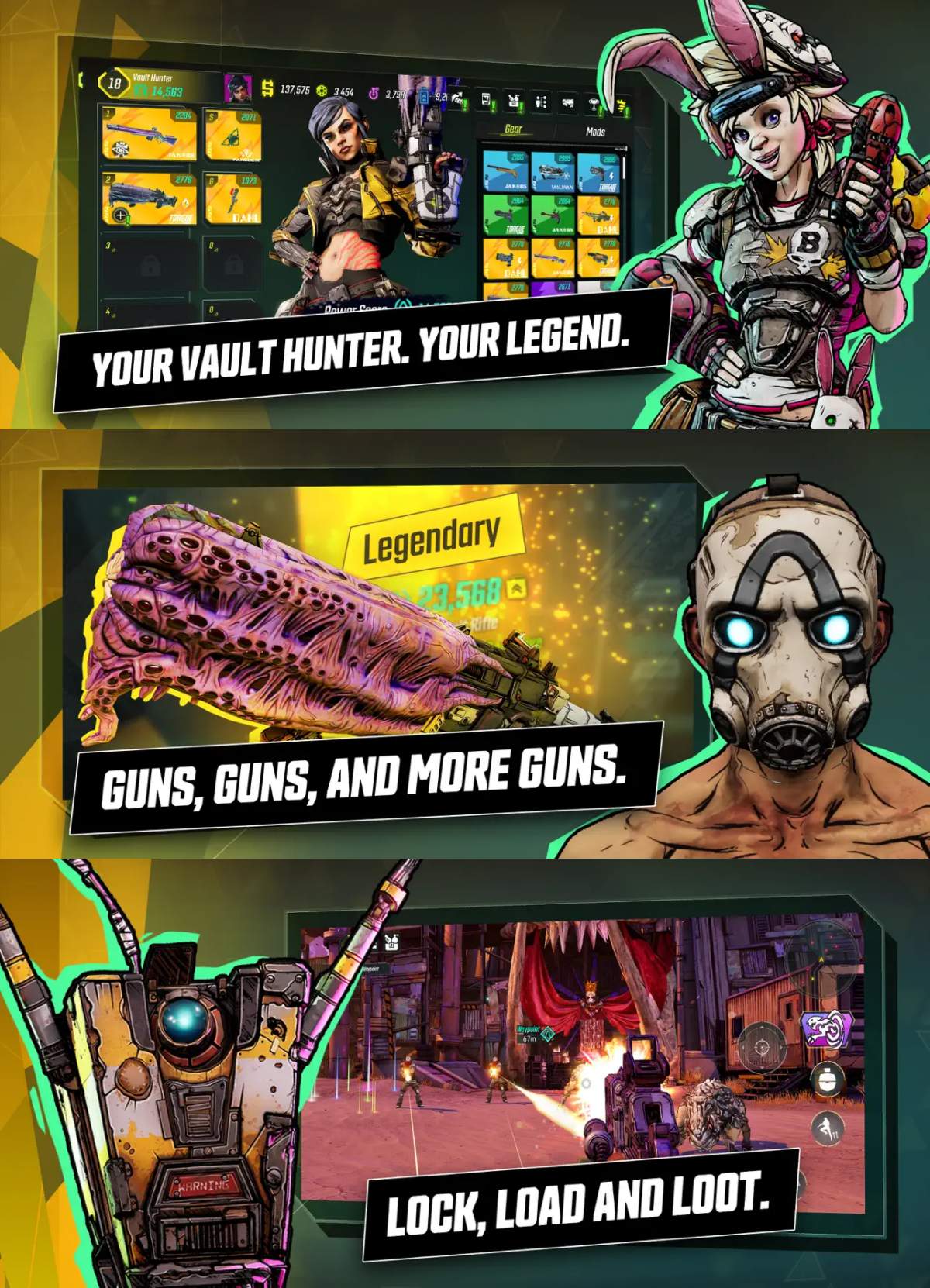 Borderlands Mobile เปิดทดสอบรอบ Soft Launch ในสหรัฐอเมริกาแล้ว