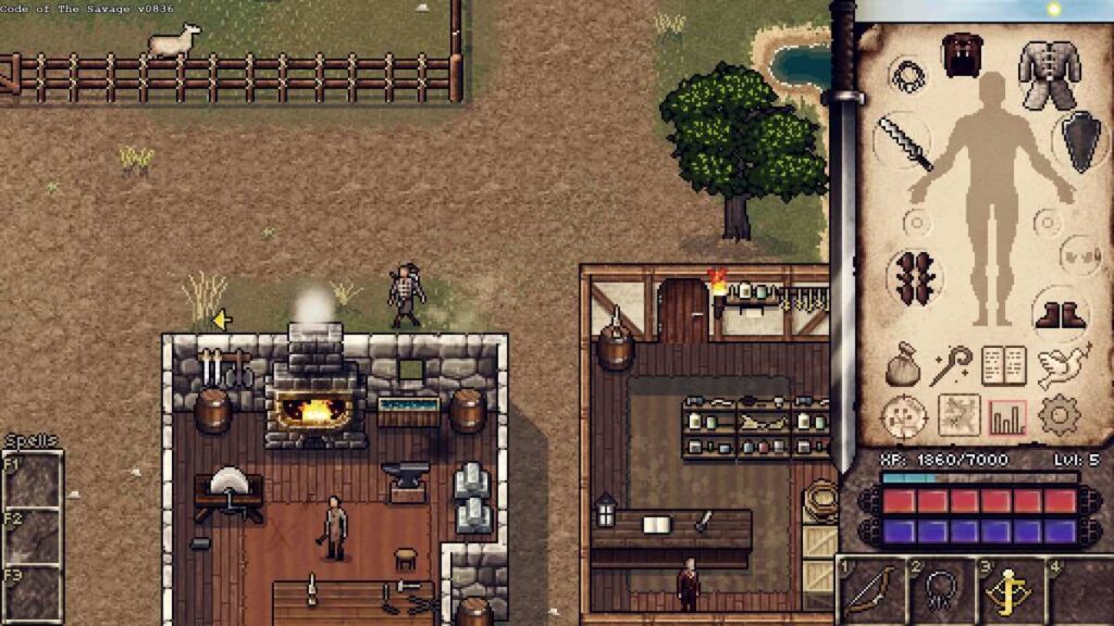 Code of The Savage เกมดาร์กแฟนตาซี RPG ออกสำรวจโลกอิสระ