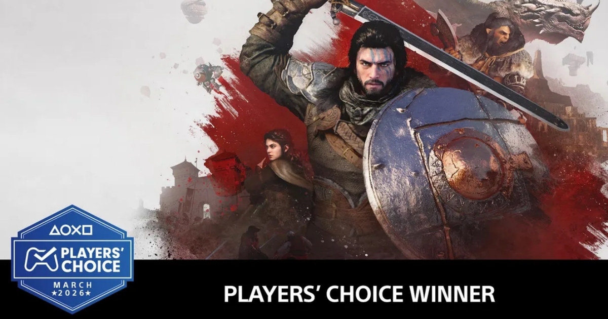 Crimson Desert ได้รับเลือกให้เป็นผู้ชนะรางวัล PlayStation Players’ Choice ประจำเดือนมีนาคม 2569 1 Crimson Desert ได้รับเลือกให้เป็นผู้ชนะรางวัล PlayStation Players’ Choice ประจำเดือนมีนาคม 2569