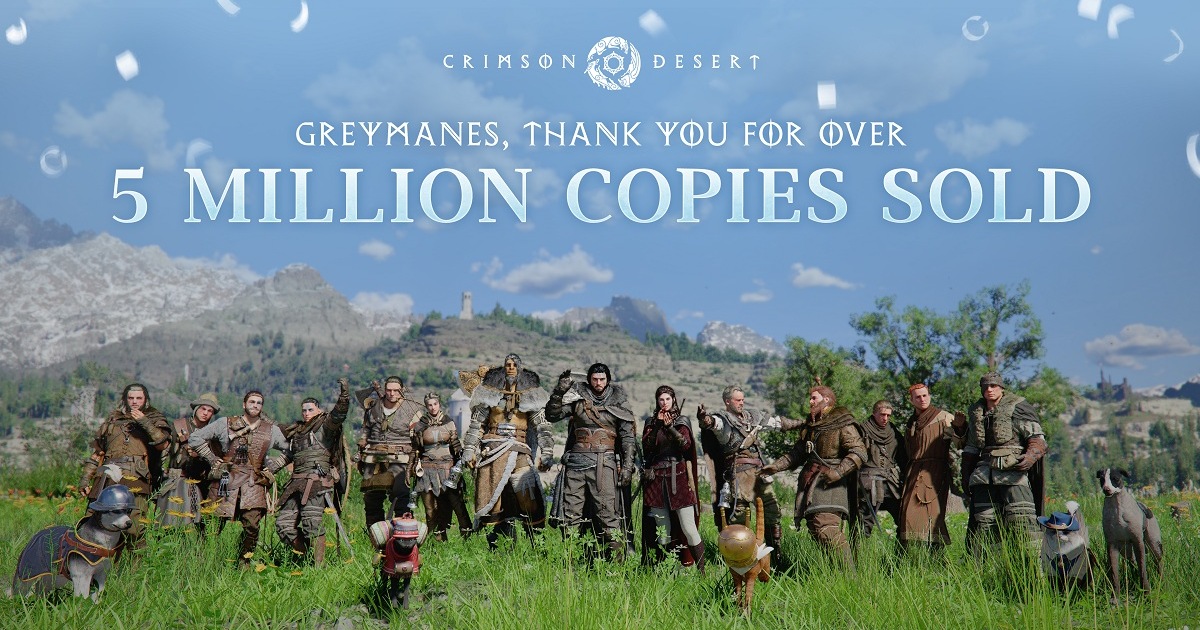 Crimson Desert ทำยอดขายได้ถึง 5 ล้านชุดทั่วโลก