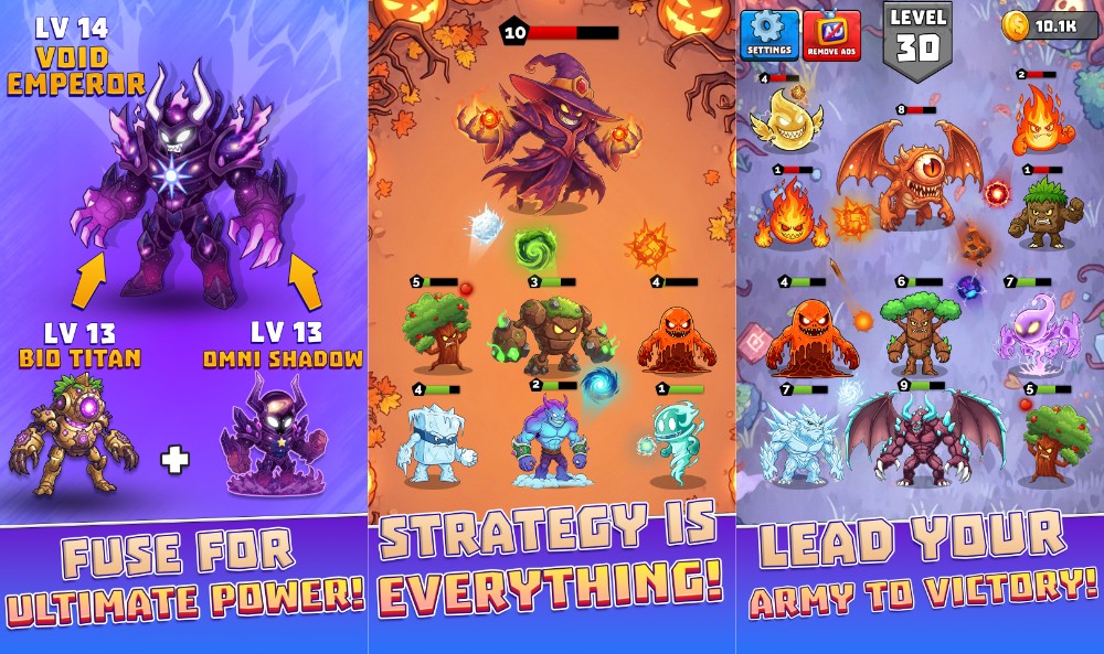 Elemental Merge Monsters Game