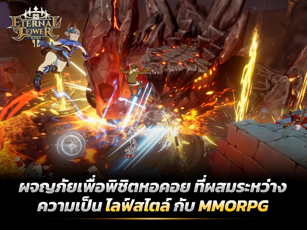 “Eternal Tower Saga (ETS)” เวอร์ชันล่าสุด – พร้อมเปิดทดสอบ CBT 23 - 27 เม.ย. นี้