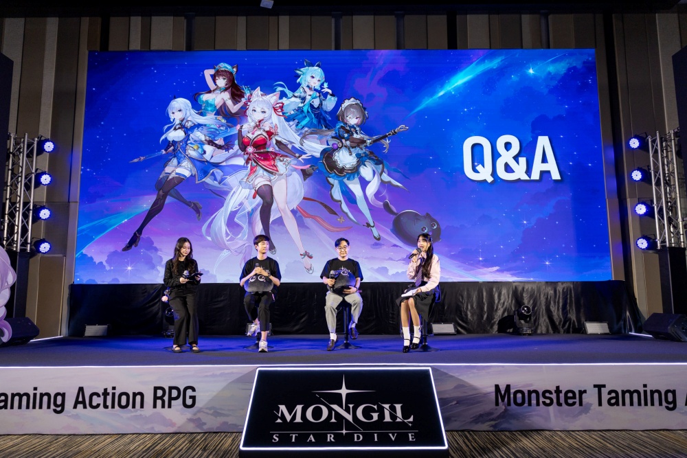 เน็ตมาร์เบิ้ลจัดงานแถลงข่าวเปิดตัว MONGIL: STAR DIVE 22 เน็ตมาร์เบิ้ลจัดงานแถลงข่าวเปิดตัว MONGIL: STAR DIVE