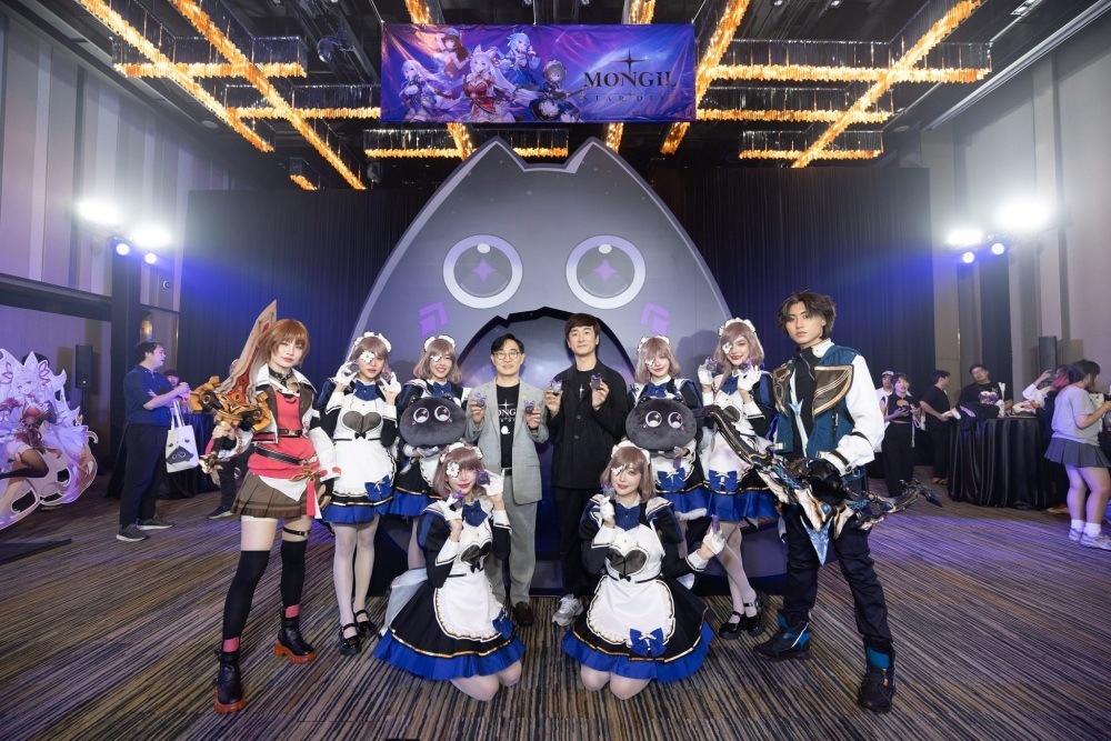 เน็ตมาร์เบิ้ลจัดงานแถลงข่าวเปิดตัว MONGIL: STAR DIVE 4 เน็ตมาร์เบิ้ลจัดงานแถลงข่าวเปิดตัว MONGIL: STAR DIVE