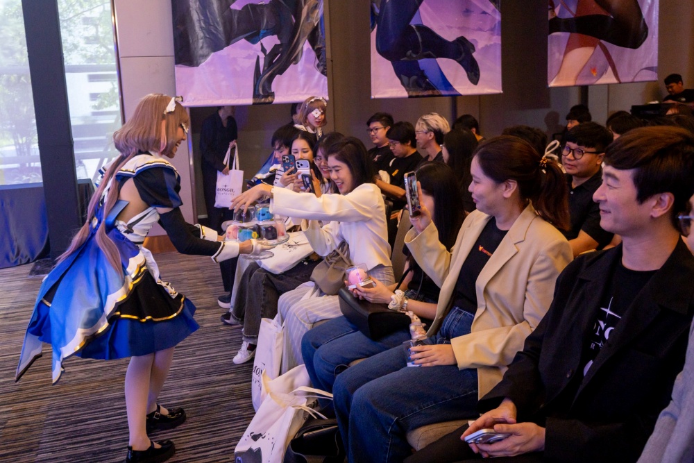 เน็ตมาร์เบิ้ลจัดงานแถลงข่าวเปิดตัว MONGIL: STAR DIVE 8 เน็ตมาร์เบิ้ลจัดงานแถลงข่าวเปิดตัว MONGIL: STAR DIVE