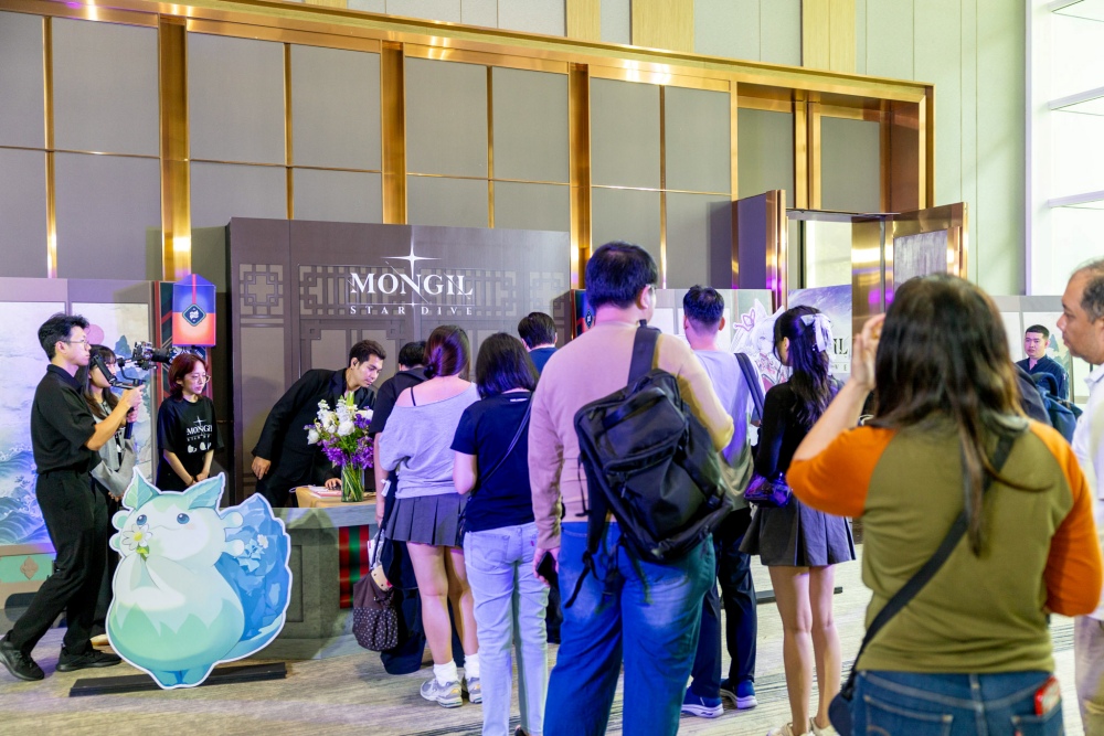 เน็ตมาร์เบิ้ลจัดงานแถลงข่าวเปิดตัว MONGIL: STAR DIVE 9 เน็ตมาร์เบิ้ลจัดงานแถลงข่าวเปิดตัว MONGIL: STAR DIVE