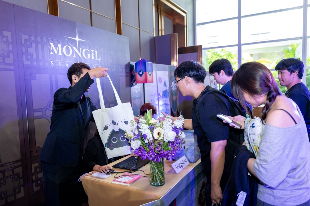 เน็ตมาร์เบิ้ลจัดงานแถลงข่าวเปิดตัว MONGIL: STAR DIVE 10 เน็ตมาร์เบิ้ลจัดงานแถลงข่าวเปิดตัว MONGIL: STAR DIVE