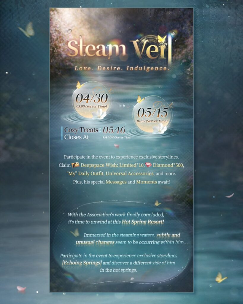 Love and Deepspace เปิดตัวซีรีส์อินเทอร์แอคทีฟเมมโมรีระดับ 5 ดาวใหม่