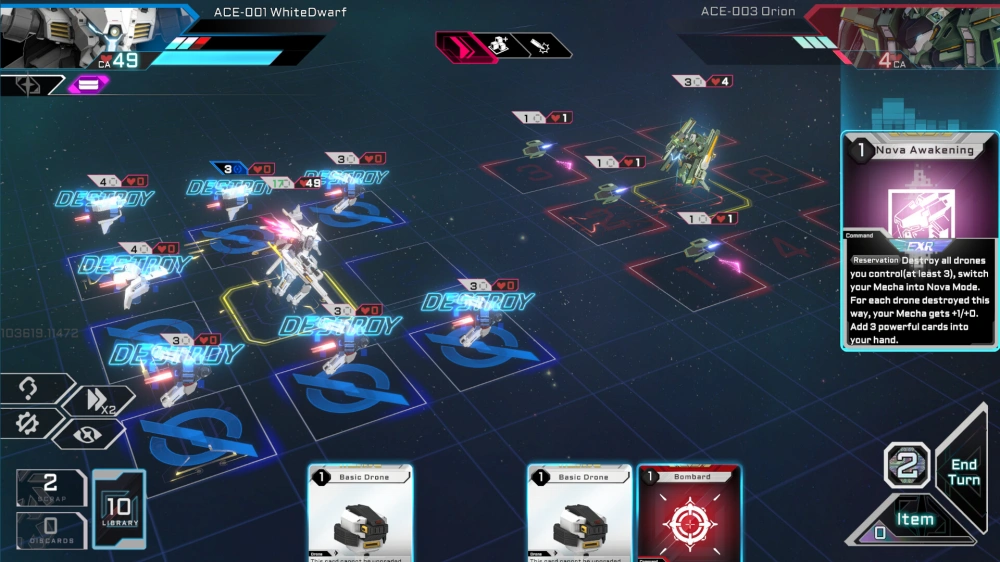 ACE Strategy: Mecha Nova เกมหุ่นรบผสาน Deck-builder เปิดให้เล่นแล้วบน Steam