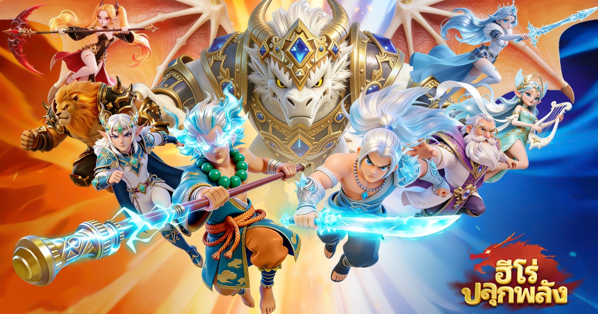 ฮีโร่ปลุกพลัง เปิดให้บริการบนสโตร์ไทยแล้ว 1 ฮีโร่ปลุกพลัง