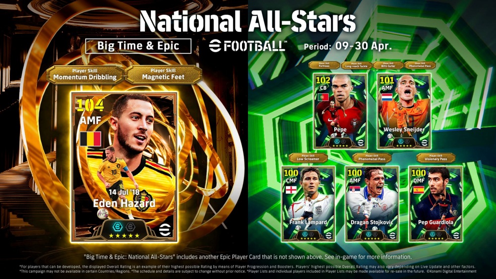 eFootball™ มียอดดาวน์โหลดทั่วโลกทะลุ 1 พันล้านครั้ง และนำเสนอแคมเปญพิเศษในเกม