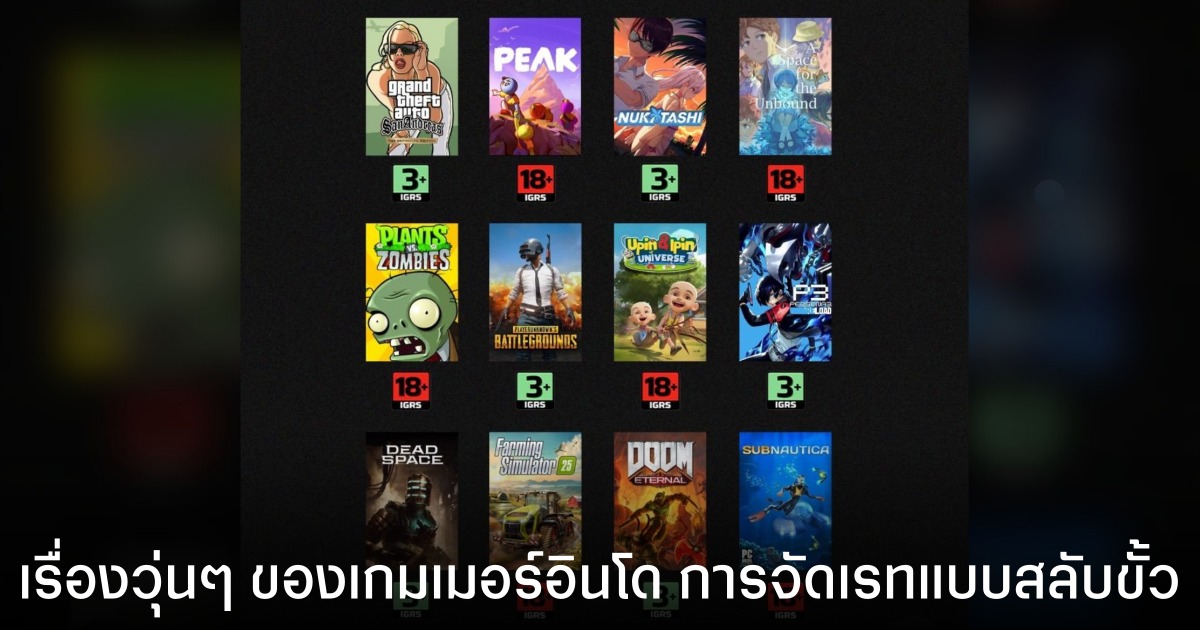 สรุปบั๊ก IGRS บน Steam ที่เกมสำหรับเด็กกลายเป็นเกม 18+ ทำเอาเกมเมอร์อินโดงงทั้งประเทศ