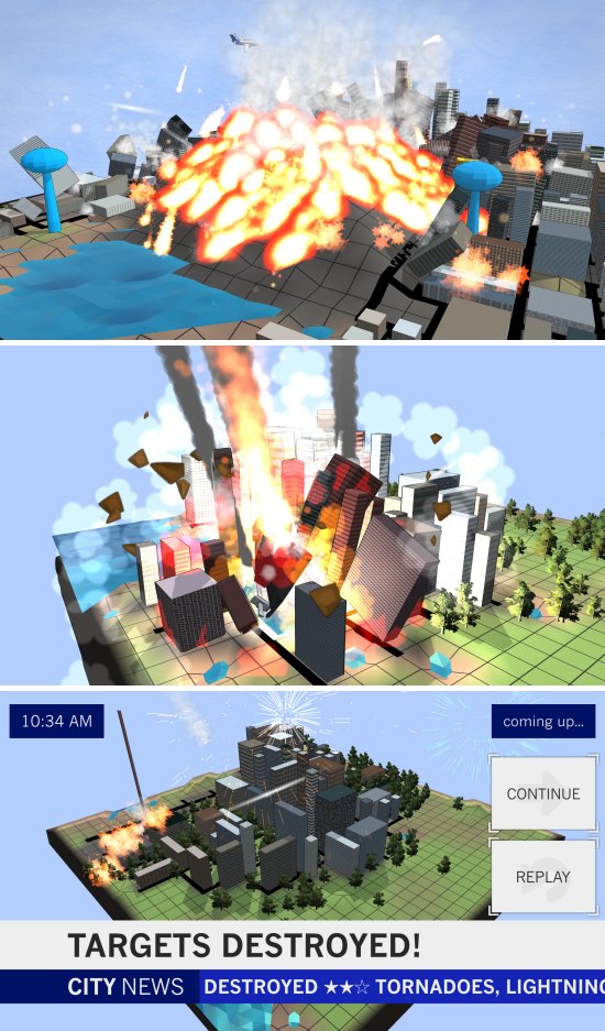 เบื่อแล้วสร้างเมือง! ออกทำลายเมืองใน Unnatural Disaster ให้ราบคาบ