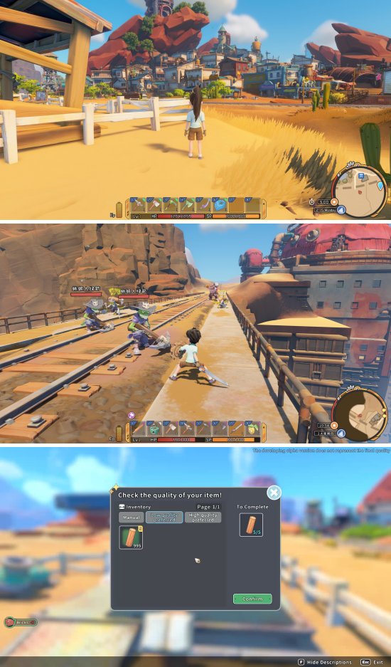 ผจญภัย ตามหาวัตถุดิบ และคราฟไอเทมใน My Time at Sandrock ภาคต่อจากเกมชื่อดัง