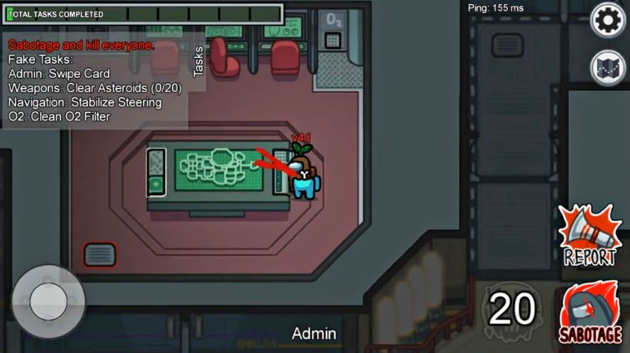 วิธีการใช้จอยเล่น Among Us บนมือถือ