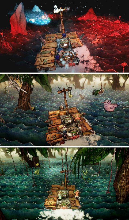 Trash Sailors ต่อสู้บนแพแบบ Co-Op 4 คน 3 Trash Sailors ต่อสู้บนแพแบบ Co-Op 4 คน