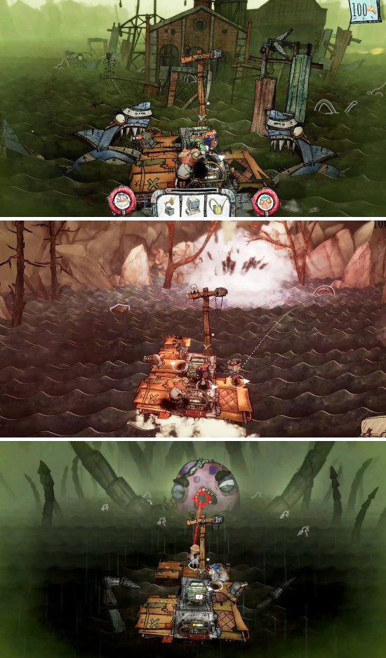 Trash Sailors ต่อสู้บนแพแบบ Co-Op 4 คน 4 Trash Sailors ต่อสู้บนแพแบบ Co-Op 4 คน