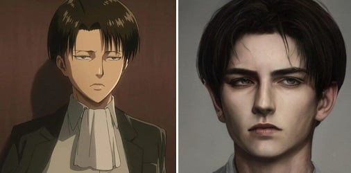 มาดูภาพตัวละครจาก Attack on Titan แบบสมจริงด้วยฝีมือ AI