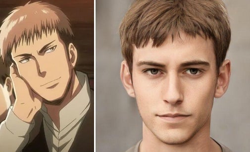 มาดูภาพตัวละครจาก Attack on Titan แบบสมจริงด้วยฝีมือ AI