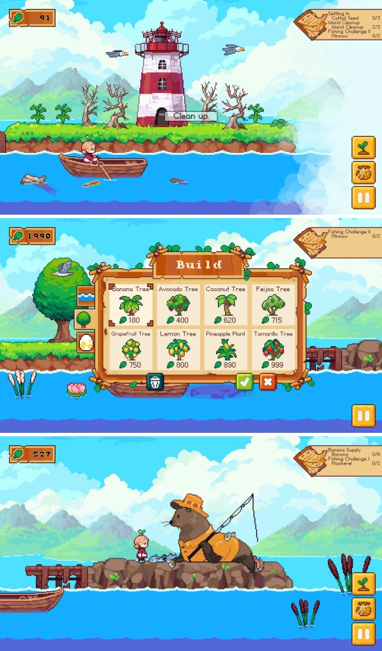 ทำสวนผลไม้ ออกตกปลาแบบชิล ๆ ใน Luna's Fishing Garden