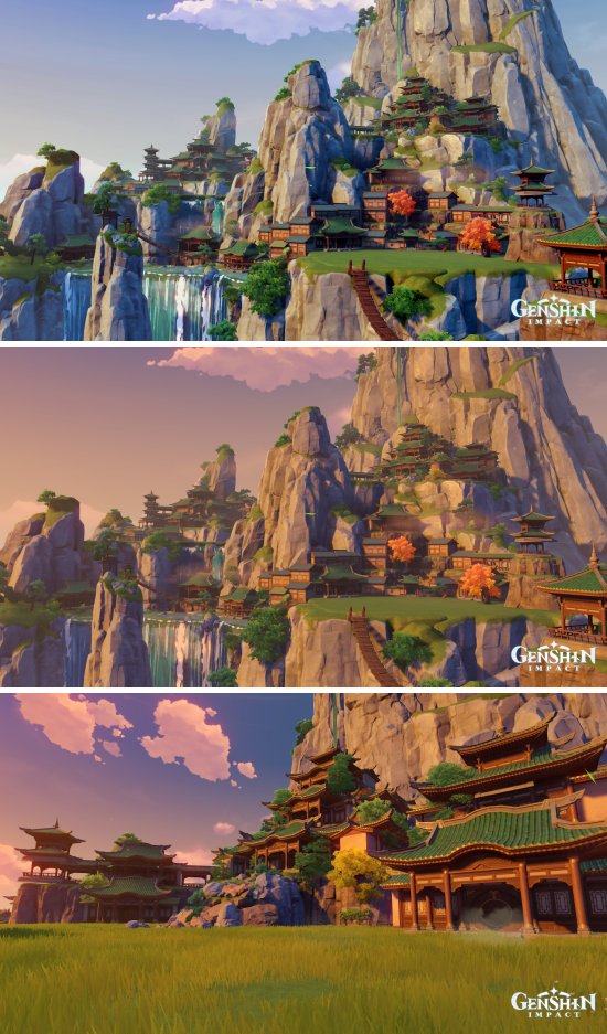 ผู้เล่นอวดพระราชวังสุดอลังการภายในอาณาจักร Genshin Impact