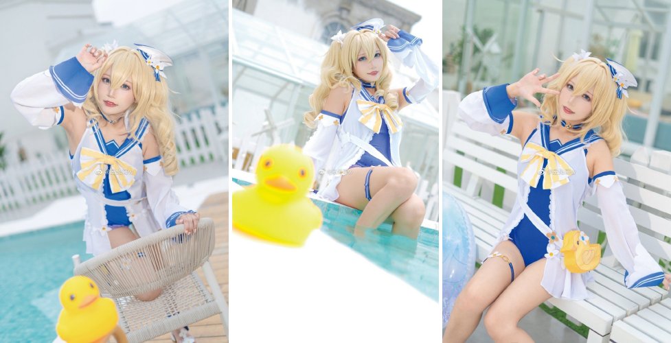 เลเยอร์จีนมาในชุด Barbara ซัมเมอร์ซ่าท้าร้อน สุดสดใส