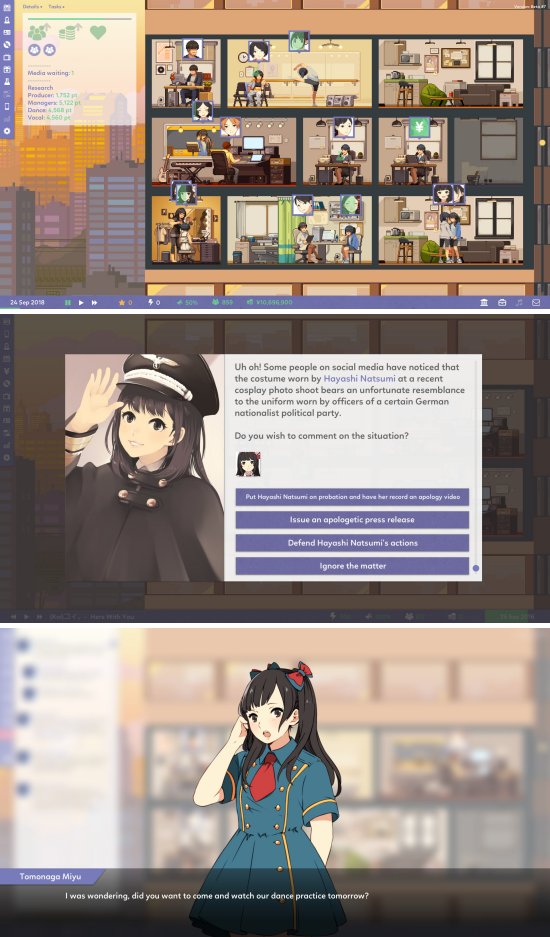 Idol Manager บริหารจัดการวงไอดอลให้ดังเป็นพลุแตก