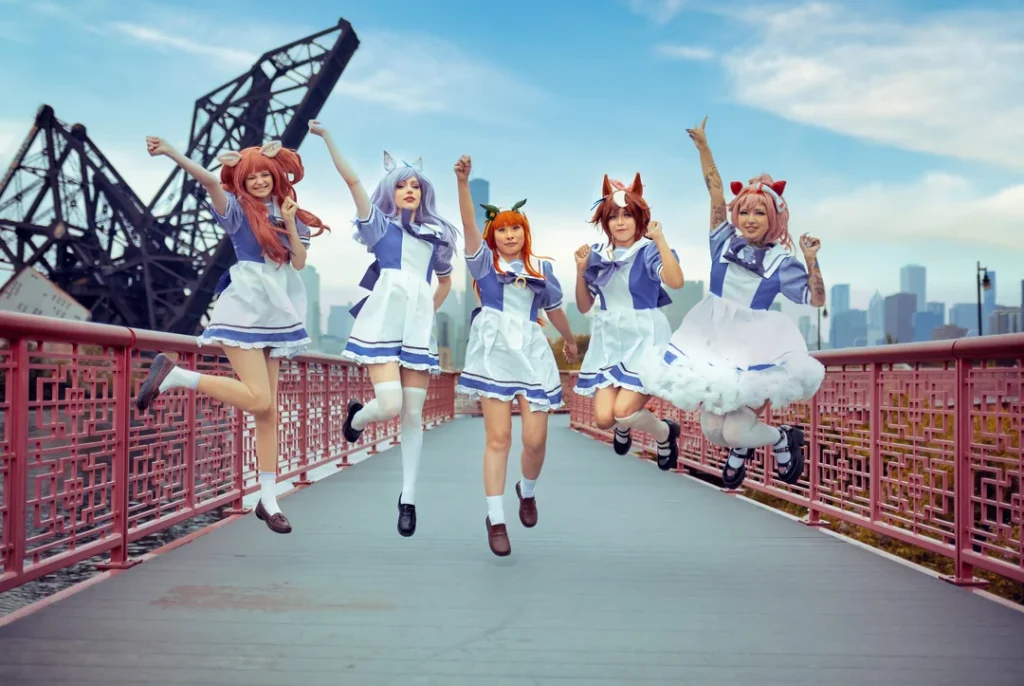 แฟนเกม Umamusume: Pretty Derby ทำถึง! คอสสาวม้าลงแข่งวิ่งในสนามจริง