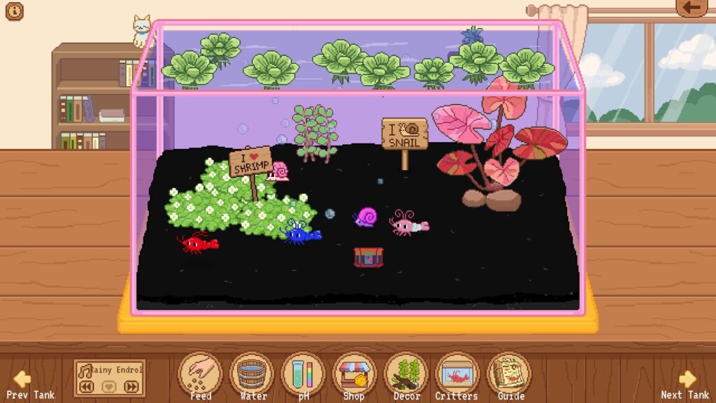 เกมใหม่! Tiny Glass Tank: Dwarf Shrimp and Friends เกมจัดตู้ปลาฝีมือคนไทย