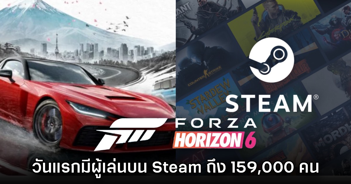 เซิร์ฟแตก! Forza Horizon 6 เปิด Early Access วันแรกบน​ Steam ทำยอดทะลุ 159,000 คน