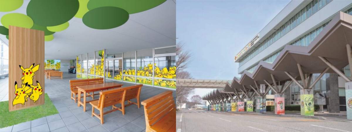The Pokémon Company ประกาศร่วมมือตกแต่งสนามบินโนโตะให้เป็นธีมโปเกมอน