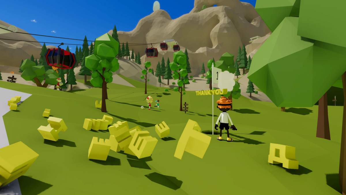 Yodelee Golf เกมตีกอล์ฟรูปแบบ Open-world ในโลกโลว์โพลี่