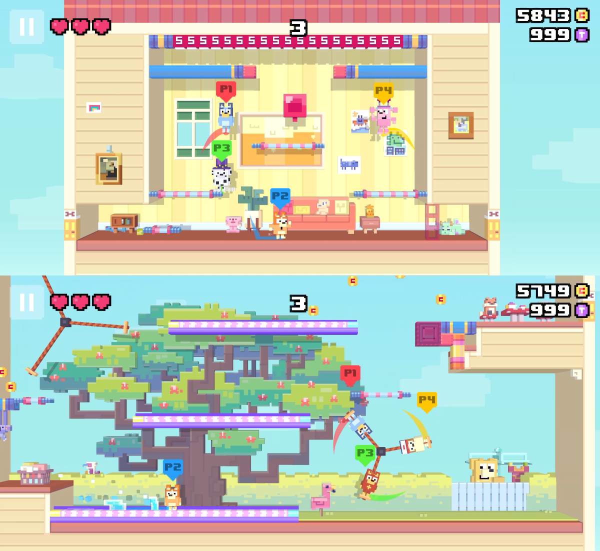 [พรีวิว] Bluey X Crossy Road Castle ครอสโอเวอร์สุดน่ารักกับเกมสุดปั่น