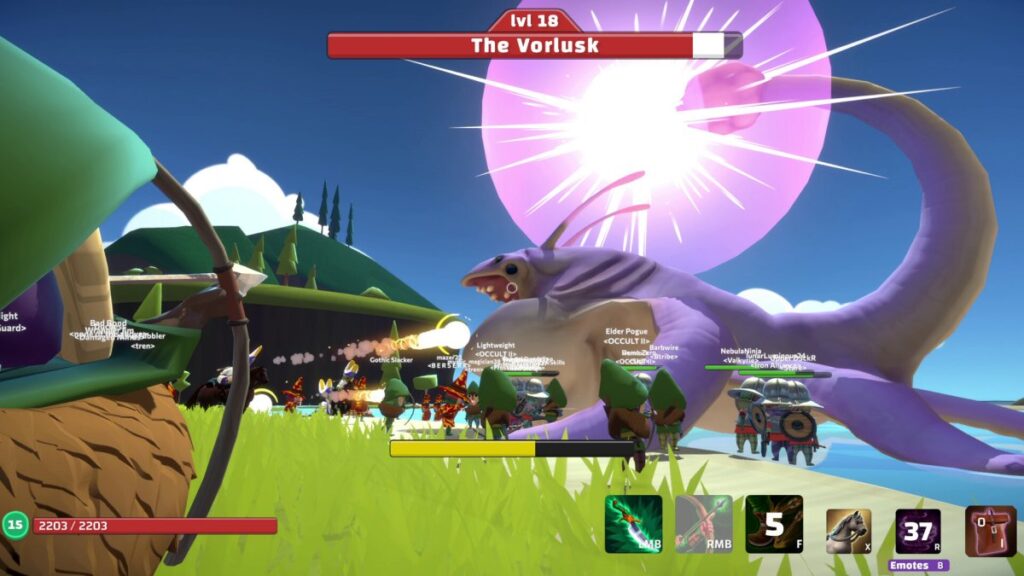 Minimo เกมแนว MMO Roguelike ลงดันเจี้ยนขนาดใหญ่แบบ 200 คน 4 Minimo เกมแนว MMO Roguelike ลงดันเจี้ยนขนาดใหญ่แบบ 200 คน