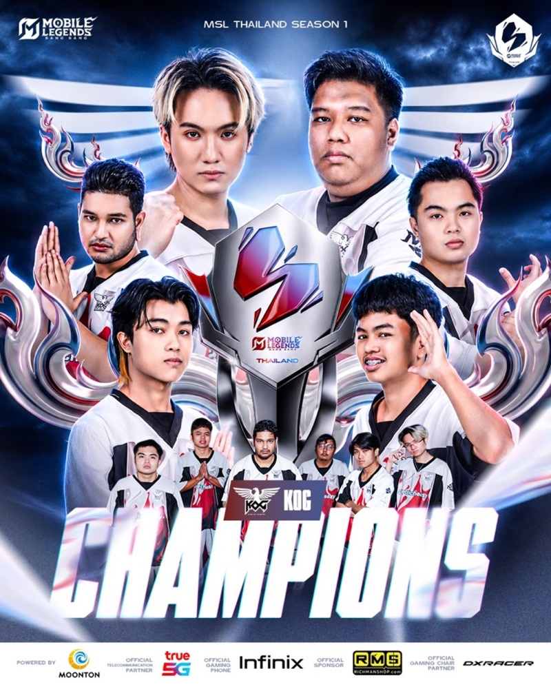 King of Gamers คว้าแชมป์แรกของ MLBB Super League Thailand 2 King of Gamers คว้าแชมป์แรกของ MLBB Super League Thailand