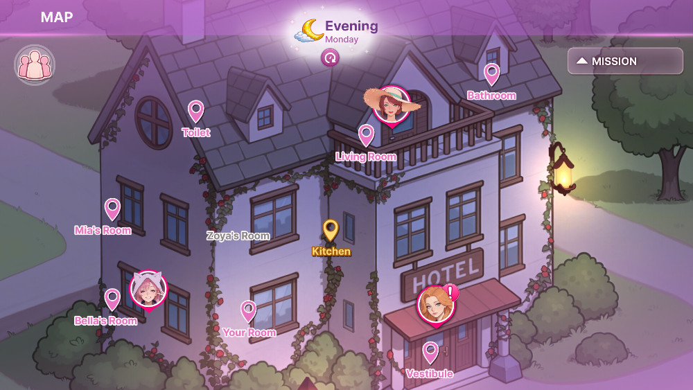 Sex Apartment 2: Grand Hotel เกมวิชวลโนเวลผู้ใหญ่ธีมติดทะเล