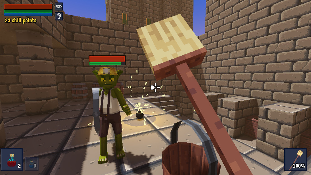 The Adventures of Sir Kicksalot เกม Action RPG ที่มาพร้อมกับวิธีการต่อสู้แบบโหด มัน ฮา