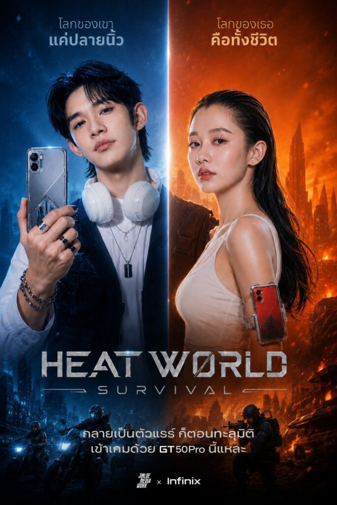 Infinix เตรียมปล่อยซีรีส์จักรวาลเกมเดือด “Heat World Survival” 9 Infinix เตรียมปล่อยซีรีส์จักรวาลเกมเดือด “Heat World Survival”