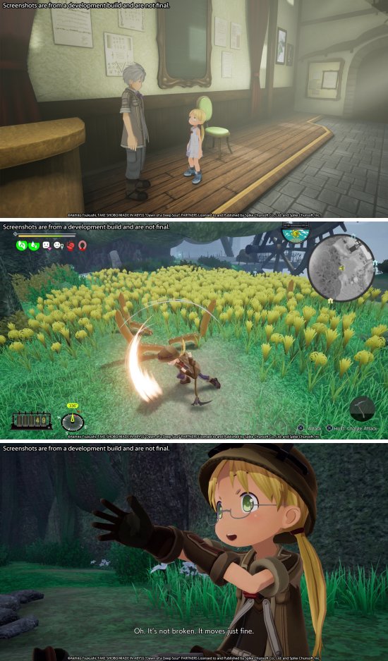 Made in Abyss: Binary Star Falling into Darkness เกม 3D Action RPG ภาพอนิเมะจากการ์ตูนดัง