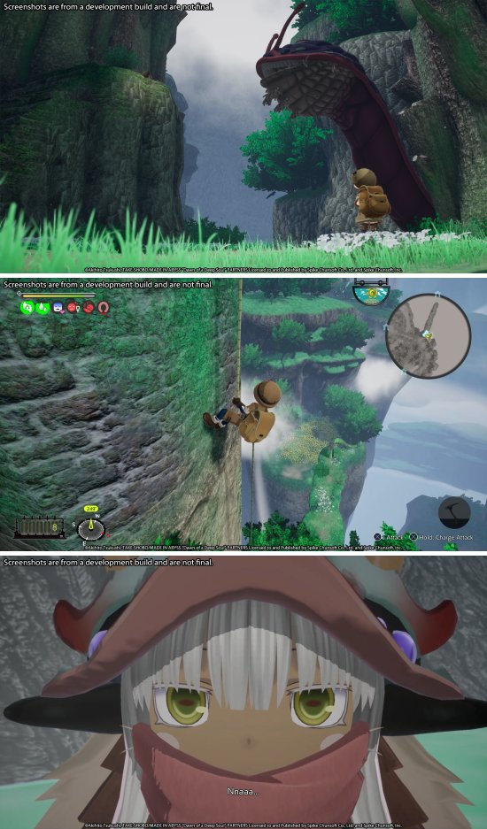 Made in Abyss: Binary Star Falling into Darkness เกม 3D Action RPG ภาพอนิเมะจากการ์ตูนดัง