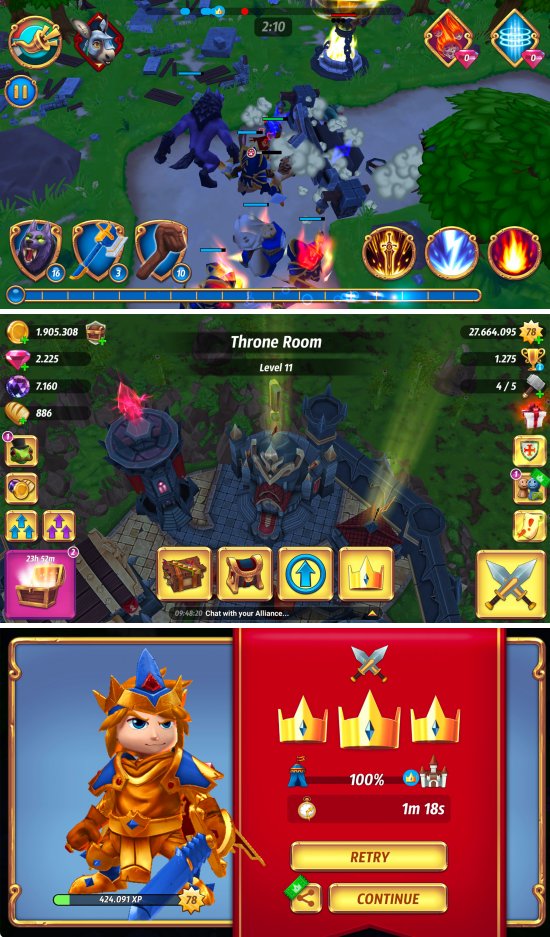 Royal Revolt II เกมวางแผนแอ็กชั่นชื่อดังบนมือถือ
