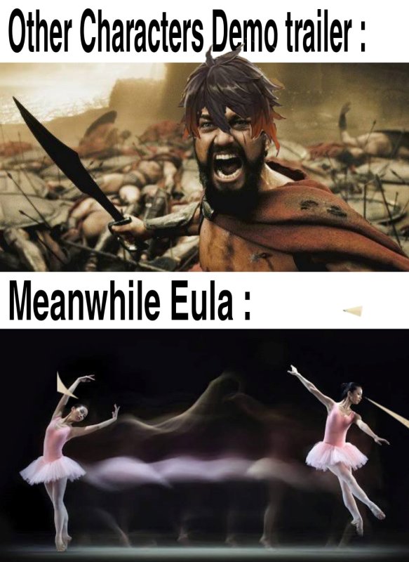 รวมภาพล้อเลียน Eula จากวิดีโอ Demo ตัวล่าสุด