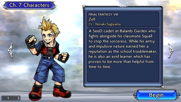 [ดีสอิสทิปส์] Dissidia Final Fantasy Opera Omnia – วิเคราะห์ตัวละครในเกม Zell